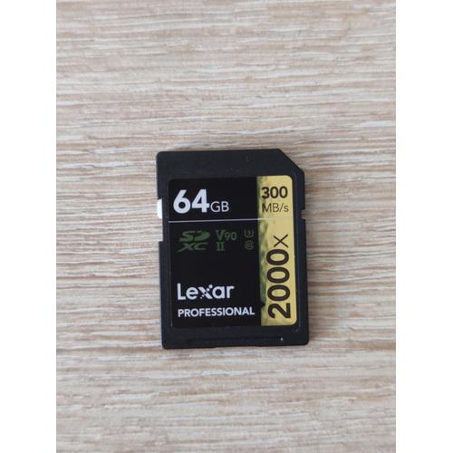 Carte SD LEXAR 64GB x2000