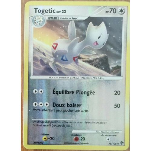 Carte Pokemon Togetic Reverse 55/106 Set Duels Au Sommet