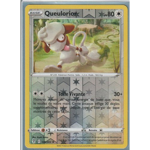 Carte Pokemon - Queulorior - 128/203 - Holo-Reverse - Épée Et Bouclier 7 - Evolution Céleste - Eb7 - Vf