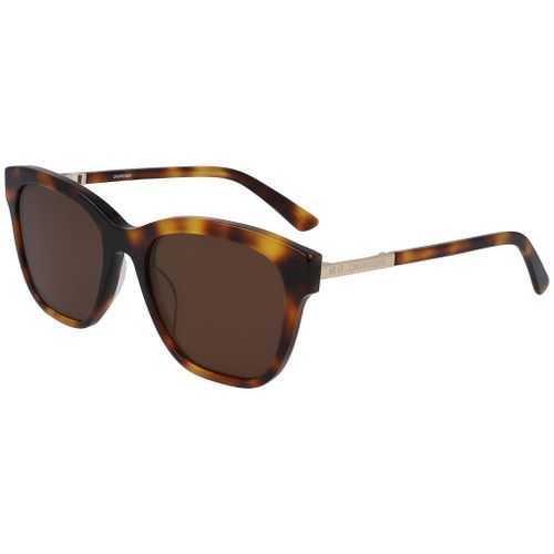Lunette De Soleil Rectangulaire Calvin Klein Doré - M