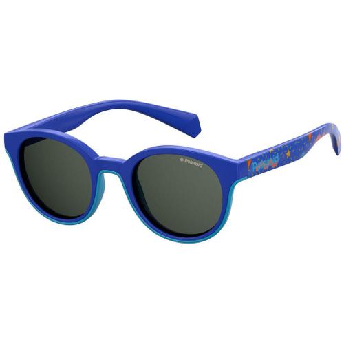 Lunette De Soleil Ronde Polaroid Kids Bleu - Xs