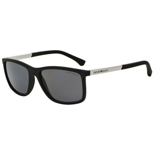 Lunette De Soleil Rectangulaire Emporio Armani Noir - M
