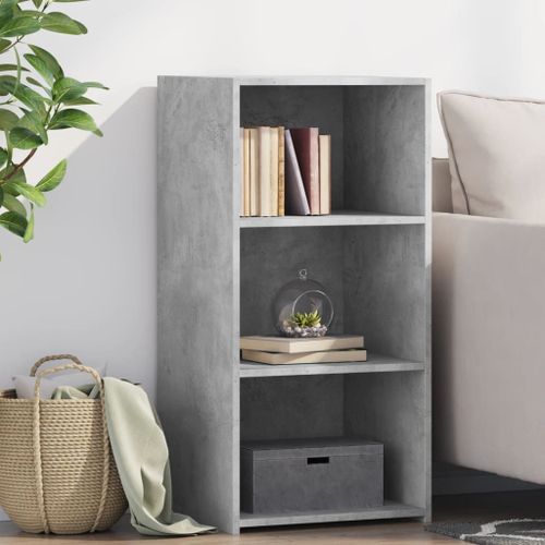 Vidaxl Buffet Gris Béton 45x41x93 Cm Bois D'ingénierie