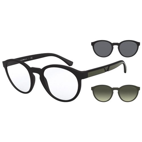 Lunette De Soleil Panto Emporio Armani Noir - M