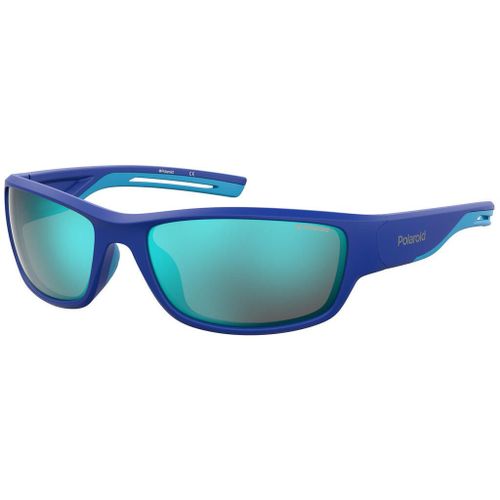 Lunette De Soleil Rectangulaire Polaroid Sports Bleu - M