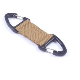 Crochet de clé à suspendre tactique pince boucle ceinture en nylon Molle
