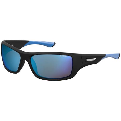 Lunette De Soleil Rectangulaire Polaroid Sports Noir - L