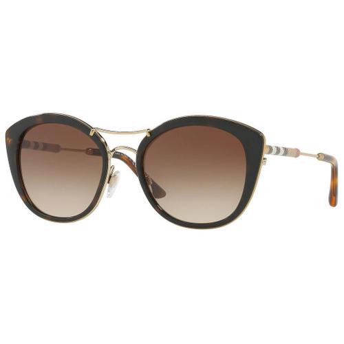 Lunette De Soleil Ronde Burberry Havana - S