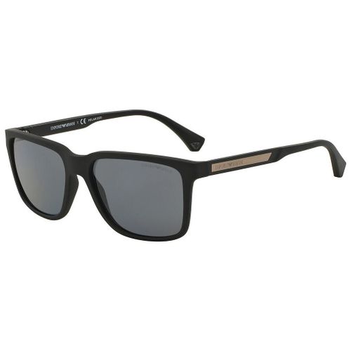 Lunette De Soleil Rectangulaire Emporio Armani Noir - L