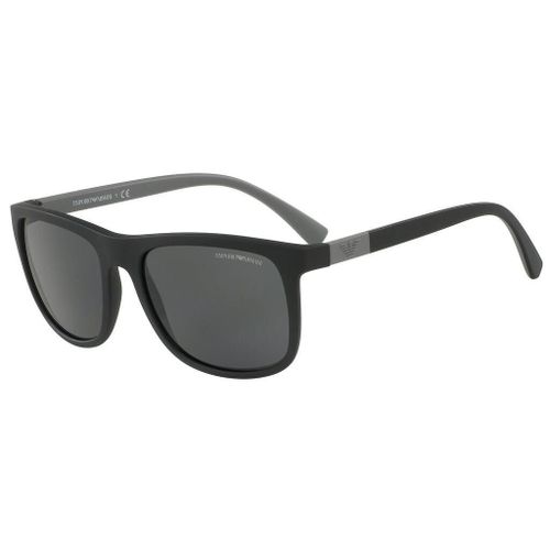 Lunette De Soleil Rectangulaire Emporio Armani Noir - L