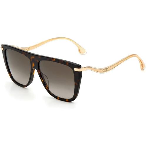 Lunette De Soleil Aviateur Jimmy Choo Havana - L