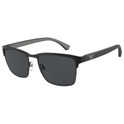 Lunette De Soleil Rectangulaire Emporio Armani Noir - L