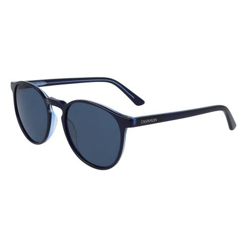 Lunette De Soleil Ronde Calvin Klein Bleu - M