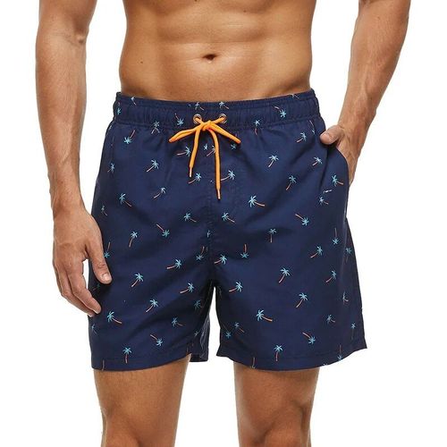 Escatch-Short De Bain À Séchage Rapide Pour Homme,Pantalon De Plage,Design À Rayures Verticales,Surf,Grande Taille,Été