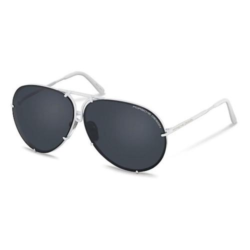 Lunette De Soleil Aviateur Porsche Design Blanc - S