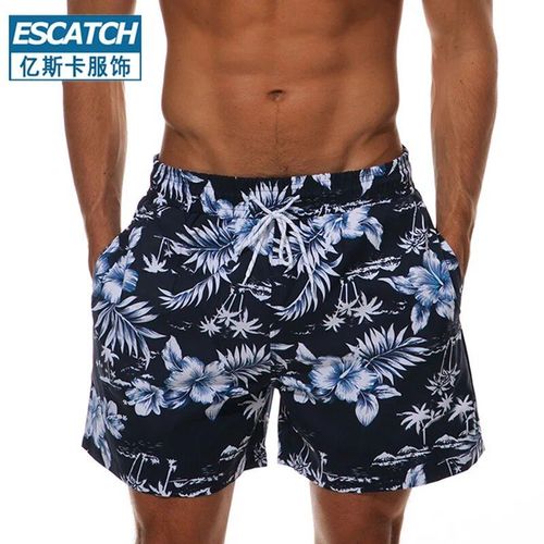 Short Imprimé D'été À Séchage Rapide Pour Hommes,Pantalon De Plage,Mode,Ample,Sports D'eau,Natation,Loisirs,Fitness,Loisirs