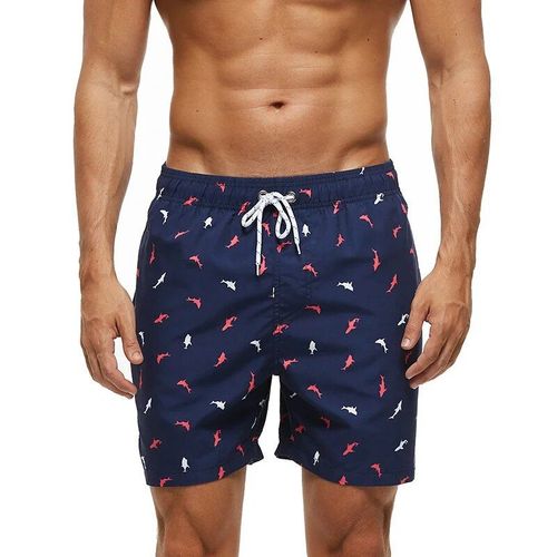 Escatch-Short De Bain À Séchage Rapide Pour Homme,Pantalon De Plage,Design À Rayures Verticales,Surf,Grande Taille,Été