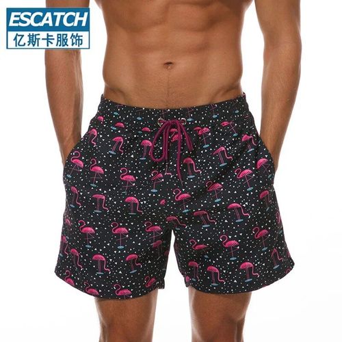 Short Imprimé Pour Hommes,Pantalon De Plage À Séchage Rapide,Ample,Pour Bord De Mer,Natation,Surf,Sport,Fitness,Été,2020