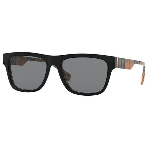 Lunette De Soleil Rectangulaire Burberry Noir - L