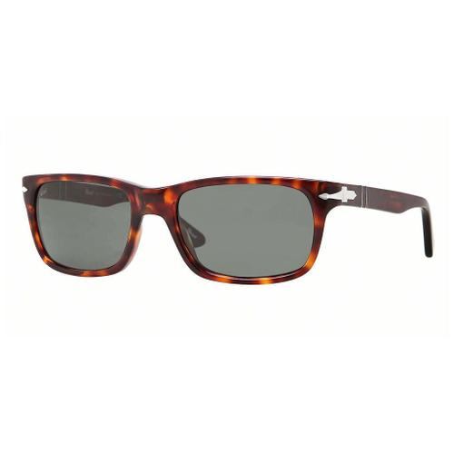 Lunette De Soleil Rectangulaire Persol Havana - L