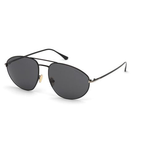 Lunette De Soleil Aviateur Tom Ford Noir - L