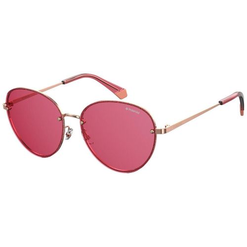 Lunette De Soleil Ronde Polaroid Rose - S