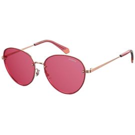 Lunette De Soleil Ronde Polaroid Rose - S