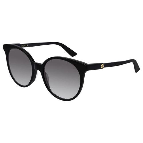 Lunette De Soleil Ronde Gucci Noir - L