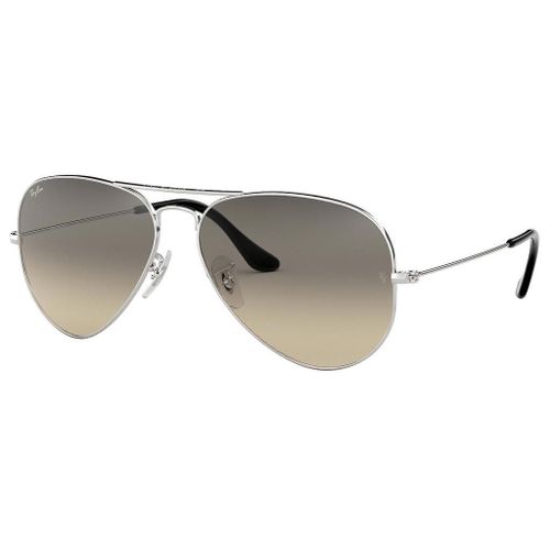 Lunette De Soleil Aviateur Ray-Ban Argenté - Xl