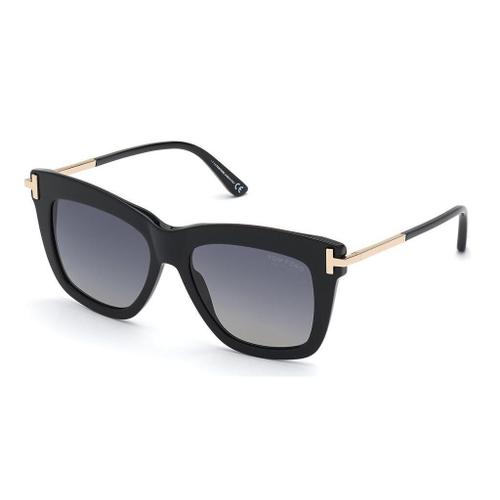 Lunette De Soleil Rectangulaire Tom Ford Noir - S