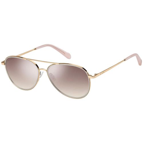 Lunette De Soleil Aviateur Fossil Rose - M
