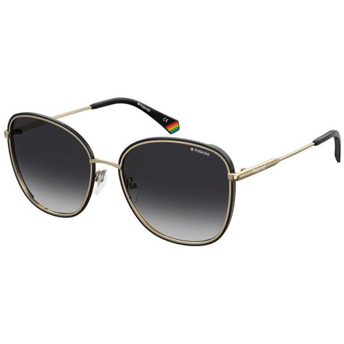 Lunette De Soleil Trapèze Polaroid Noir - Xxl