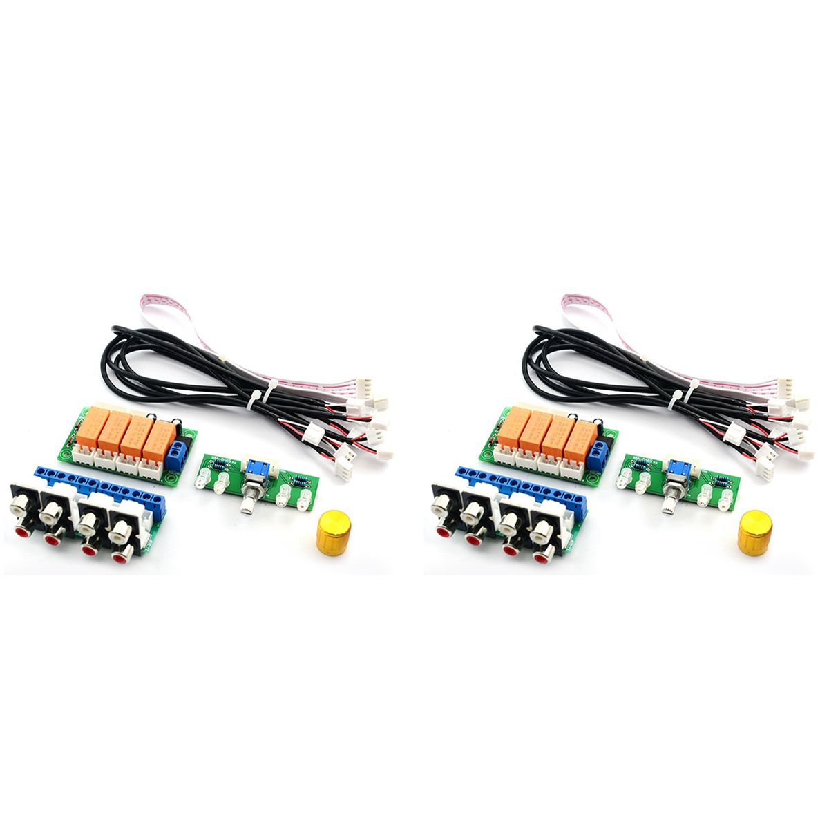 2X Commutation de SLecteur Signal D'EntrE Audio  4 Voies ...