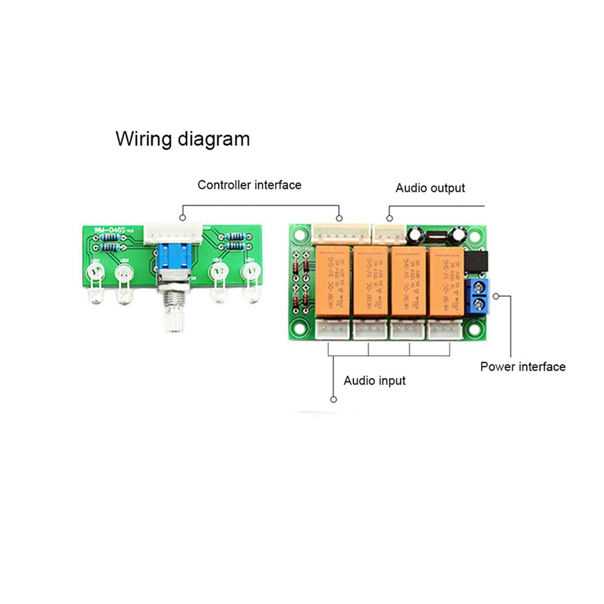 2X Commutation de SLecteur Signal D'EntrE Audio  4 Voies ... - 4