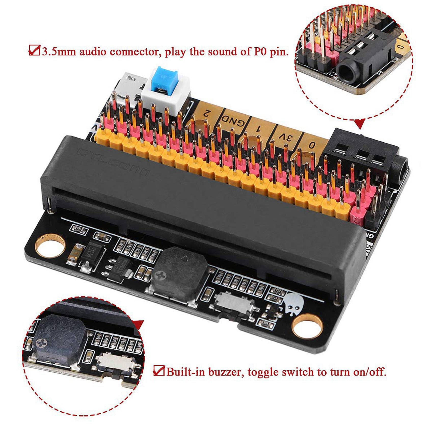 3X Carte D'Extension Micro-Bit Bouclier D'Adaptateur de Dri... - 4
