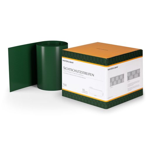 Blumfeldt Bandes Pare-Vue Panneaux De Clôture Pvc Plastique Dur 2,53 X 0,19 M