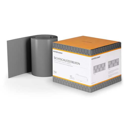 Blumfeldt Bandes Pare-Vue Panneaux De Clôture Pvc Plastique Dur 2,53 X 0,19 M