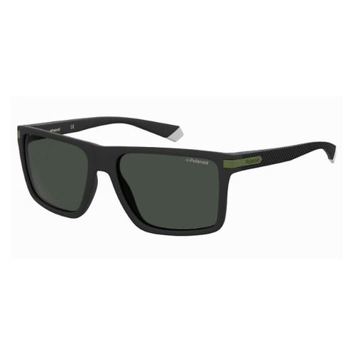 Lunette De Soleil Rectangulaire Polaroid Noir - L