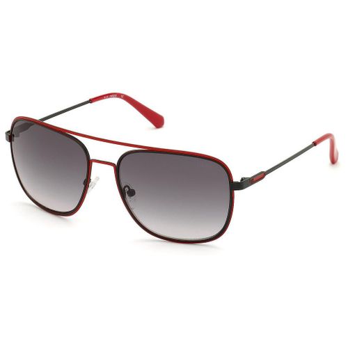 Lunette De Soleil Aviateur Guess Rouge - Xl