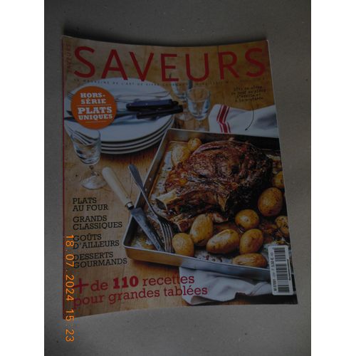 Saveurs Hors Serie N° 23 Plats Uniques