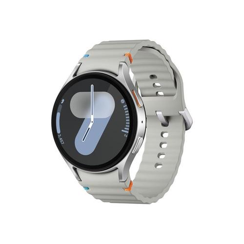 Montre Connectée Samsung Galaxy Watch7 - Boîtier 44 Mm Avec Bracelet Sport Caoutchouc Taille M/L - Argent - 4g