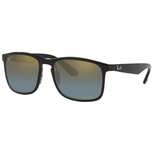 Lunette De Soleil Rectangulaire Ray-Ban Noir - L