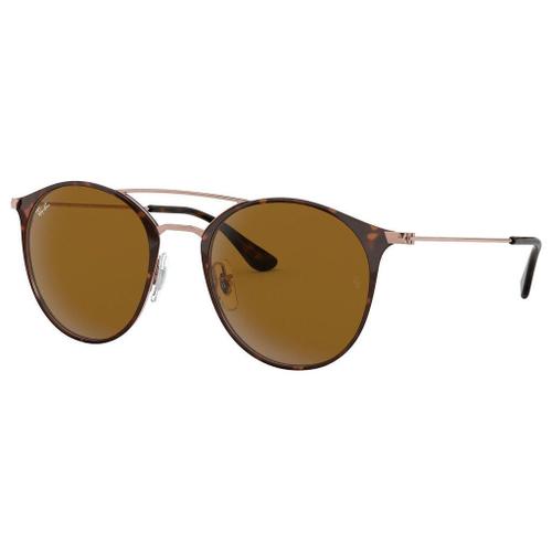 Lunette De Soleil Ronde Ray-Ban Havana - L