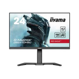 iiyama G-MASTER Red Eagle GB2470HSU-B6 - Écran LED - jeux - 24" (23.8" visualisable) - 1920 x 1080 Full HD (1080p) @ 180 Hz - Fast IPS - 300 cd/m² - 1000:1 - 0.2 ms - HDMI, DisplayPort -...