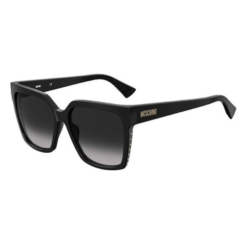 Lunette De Soleil Rectangulaire Moschino Noir - L