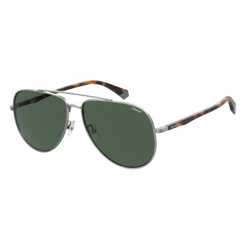Lunette De Soleil Aviateur Polaroid Argenté - Xl