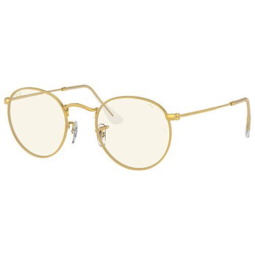 Lunette De Soleil Ronde Ray-Ban Doré - Xs