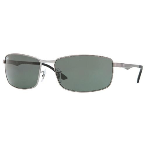 Lunette De Soleil Rectangulaire Ray-Ban Argenté - Xl