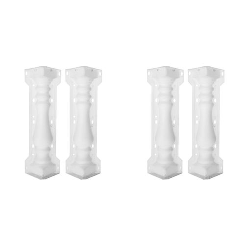 2x Moule De Colonne Romaine Balcon Jardin Piscine Clôture Garde-Corps En Ciment Plâtre Béton Bâtiment
