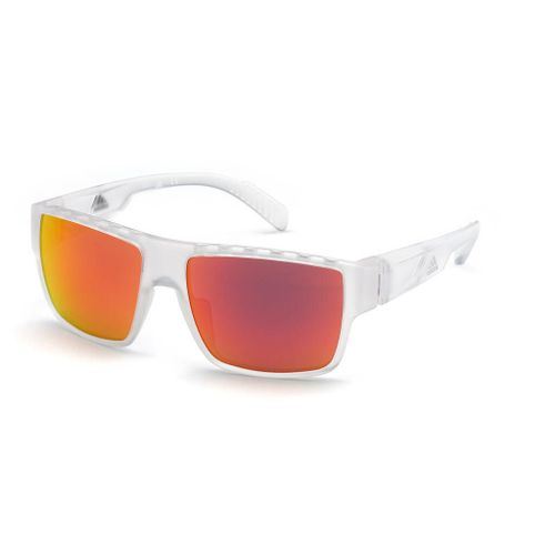 Lunette De Soleil Rectangulaire Adidas Transparent - L